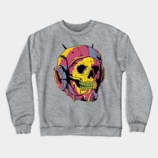 Mecha skull pilot Crewneck Sweatshirt